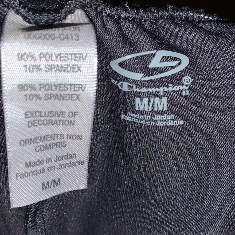 Dark grey stretchy jogger pants